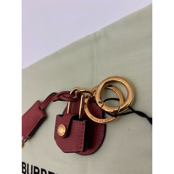 Burberry Burgundy Key Charm with Tassel & Lock Detail – NWT - Picture 3 of 3